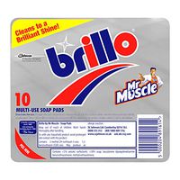 Brillo Multi Use Soap Pads, Pack 10
