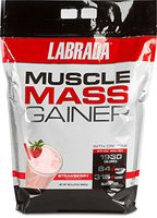 Labrada Nutrition Muscle Mass Gainer, Strawberry, 12 Pound