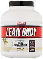 Lean Body All-in-One Vanilla Meal Replacement Shake. 35g Protein, Whey Blend, 7g Healthy Fats & Fibre, 22 Vitamins and Minerals, No Artificial Colours, Gluten Free, (20 MRP Packets) LABRADA