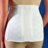 Freeman Women's Elastic Lumbar Lower Back Brace Lumbosacral Wraparound with Steel Support Stays (X-Small)