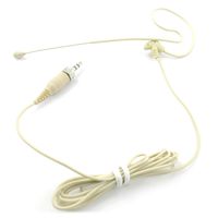 In-Ear Back Electret Microphone - Professional Mini Portable Omnidirectional Wired Headset Voice Audio Corded Condenser Mic w/ Cable Wire For Sennheiser System or Studio Mixer - Pyle PMEMSN12