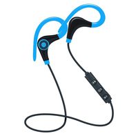 Earphone,Morecome Wireless Sports Stereo Bluetooth Headset For IPhone (Blue)