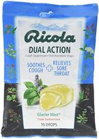 Ricola Ricola Dual Action Glacier Mint 19 Drops (3 Packs)