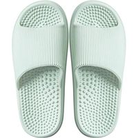 Deerway Acupressure Massage Slippers Therapeutic Reflexology Sandals for Foot Acupoint Massage Shiatsu Arch Pain Relief Non-Slip Bath Shower (7-7.5 W US Women/6-6.5 W US Men, Green)