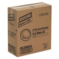 Dixie 9538DX Drink-Thru Lid, Fits 8oz Hot Drink Cups, White, 1000/carton