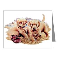 Note Card Golden Retriever Puppies