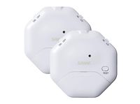 SABRE Wireless Window Glass Break & Vibration Detector Alarm with Security Warning Decal - DIY EASY Installation