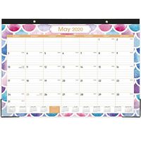 2020-2021 Desk Calendar - 18 Months Desk/Wall Calendar, 17" x 12", Large Monthly Desk Calendar, Jan 2020 - June 2021, Large Ruled Blocks, Tear Off, Best Desk Calendar for Planning and Organizing