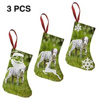 Christmas Stockings Gift Bag Small Cute Dalmatian Dog Special for Funny Xmas Party