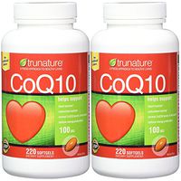 TruNature Coenzyme CoQ10 100 mg -Multi 2 Packk ( 220 Softgels Each)