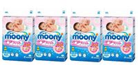 Moony M Lot de 4 paquets comprenant 256 couches japonaises 6-11 kg by Moony