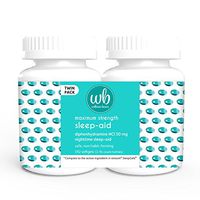 Wellness Basics Maximum Strength Sleep-Aid Diphenhydramine Softgel Twin Pack, 192 Count