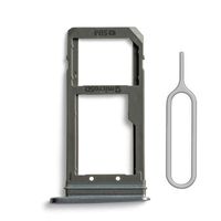 SIM Card Tray Holder Slot Replacement with Gasket for Samsung Galaxy S7 Edge G935 (Grey)
