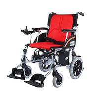 Foldable Electric Wheelchair 15.6KG,Lightweight Automatic Mobility Aid Wheelchair with Lithium Battery for Disabled Elderly,Singlecontrol