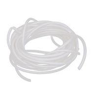 uxcell Protective Heat Resistant Sleeve 2.5 x 1.5mm x 5m White for Cable Wire
