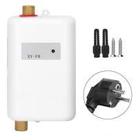 Mini Tankless Instant Hot Water Heater Bathroom Kitchen Washing for Hot and Cold Dual Use(US)