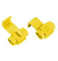 Ellami Lot of 100 Scotch Lock Quick Splice Connectors Yellow