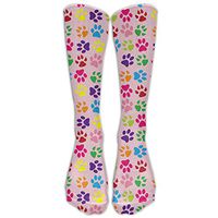 Men's Women's Colorful Paw Athletic Socks Stockings Tube Socks