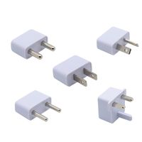 5 Piece International AC Plug Adapter Set for Europe; Middle East & Africa; Asia Pacific; South America; & South Pacific By Lenmar