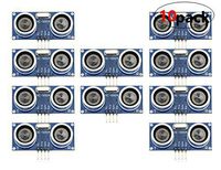 WMYCONGCONG 10 PCS HC-SR04 Ultrasonic Distance Measuring Sensor Module for Arduino