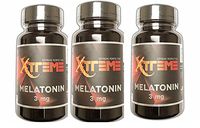 Pharmaceutical Grade Melatonin by Xtreme :: 3mg Tablets :: Better Sleep :: Brain Health :: 100 Tabs :: Fast Acting and Non-Habit Forming Sleep Aid! (3 Pack)