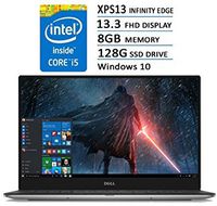 Newest Dell XPS Flagship Premium 13.3" Full HD Touchscreen Laptop PC | Intel Core i5-7200U | 8GB RAM | 128GB SSD | Thunderbolt | HD Webcam | Waves MaxxAudio | Backlit Keyboard | Windows 10