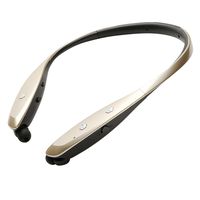 Bluebay Bluetooth Headphones RYL900H Wireless Neckband Headsets with Retractable Earbuds for iPhone, Android, Other Bluetooth Enabled Devices (Golden)