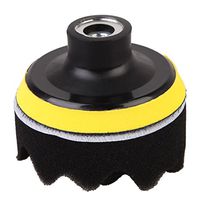 Whitelotous 7 Pcs 3 inch Foam Buffing Waxing Buffing Pad Auto Car Polishing Wheel Buffer Kit with M14 Drill