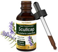 Skullcap Liquid Extract | 2 fl oz| Super Concentrated Scullcap Herb Tincture Supplement | Alcohol Free, Vegetarian, Non-GMO, Gluten Free | by Horbaach