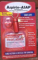 Emergency Critical Aspirin Pill Holder- Save Your Life