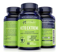 #1 Keto Weight Loss Supplement w BHB Salts of Magnesium, Calcium, Sodium - Best Ketogenic Fat Burner Diet Pills for Men & Women - Boosts Energy & Metabolism - Burns Fat Instead of Carbs - 60 Capsules