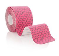 FlexU Supreme; Pink Kinesiology Tape; Continuous 1 Roll Pack; Therapeutic Recovery Sports Tape; Advanced Strength & Flexibility Properties; Longer Lasting; Professional Grade