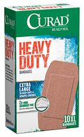 Curad Extreme Hold, X-Large, 2 Inches X 3 3/4 Inches, 10 Count, (Pack of 4)