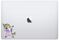 Laptop Notebook Sticker Decal - Unicorn 1 Dabbing Dance - Skins Stickers