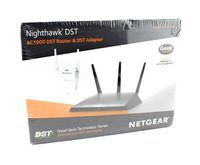 NETGEAR - Nighthawk DST AC1900 (R7300) Wireless-AC Gigabit Router with DST Adapter - Black