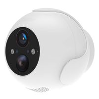 Wireless Rechargeable Battery Powered WiFi Camera, Indoor/Outdoor Home Security Camera with Spotlight, 1080P HD, Motion Detection, Color Night Vision, 2-Way Audio, IP66 Waterproof, SD Storage