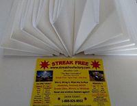 Streak Free Factory Microfiber Cleaning Cloth 16 x 16 inch White (12)