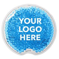 #9467 Small Round Gel Beads Hot/Cold Pack - 50 Qty - $1.25 EA - Promotional Product/Custom/Your Logo/Low Minimums, Blue