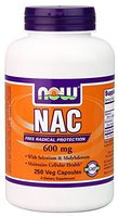 NOW NAC 600 mg N-Acetyl Cysteine - 250 Caps