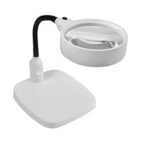 Handheld Magnifier Magnifier, HD Mobile Phone Repair Service Station and Light Engraving Electronic Lamps, Table Stand, The Lens Diameter of 120 mm / 138 mm Multipurpose Personal Magnifier