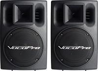 VocoPro  PV-802 (PAIR) Professional Stereo 400W Powered Vocal Speakers