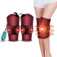 Electric Heating Kneepad Massager with 9 Kinds of Mode and 5 Kinds of Intensity, Infrared Knee Physiotherapy Magnetic Vibration Heating Knee Pad for Legs and Arm Myhao