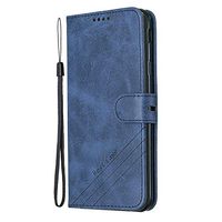NEXCURIO Wallet Case for Galaxy J4+ (J4 Plus) Core with Card Holder Side Pocket Kickstand, Shockproof Leather Flip Cover Case for Samsung Galaxy J4+ - NEHEX120152 Blue