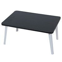 Foldable Laptop Table Stand for Bed, Adjustable Lap Desks Bed Trays for Eating, Portable Standing Desk, Notebook Stand Breakfast Reading Holder for Sofa Couch Floor, 23.6x15.7x11.8 Inches (Black)