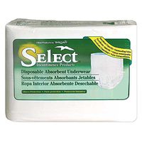 Adult Absorbent Underwear Select Pull On X-Small Disposable Heavy Absorbency - 24/Bg (Mfn # 2603)