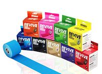 Fitdom Kinesiology Physiotherapy Synthetic Sports Tape in Uncut, Precut & Bulk Roll + BONUS Instruction. FDA Approved. Therapeutic Taping for Knee, Shoulder, Elbow & More. Providing Recovery & Support