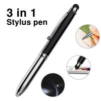 MoKo Universal Stylus Pen, 3 in 1 Capacitive Fine Point Stylus Ballpoint Pen with LED Light Fit with Apple iPad, iPad Mini/Air/Pro, iPhone, Samsung Galaxy, Tablet, All Capacitive Touch Screen Device