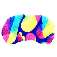 Confetti and Friends Fuzzy Plush Eye Mask - Prism Hearts