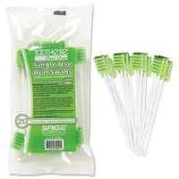 Toothette Oral Care Plus Swabs with Sodium Bicarbonate - Case (50 Bags of 20 swabs)