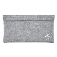 Smell Proof Bag - Smart Stash Pouch 11x6 for Herbs, Weed Grinder, Pipe | Large Odor Lock Container - Carbon Lined Discreet Odorless Travel Storage - Store Papers, Pax, Vape, Mylar Baggies (Heather)